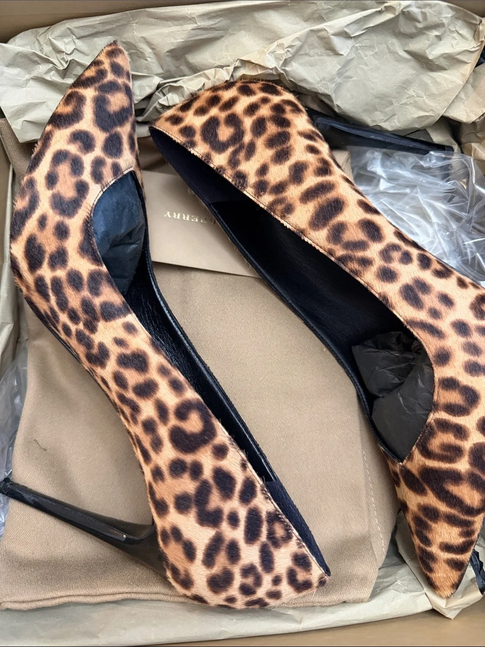 Burberry Animal Print Heels